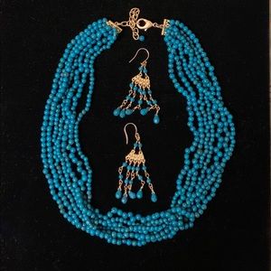 Necklace and earrings set